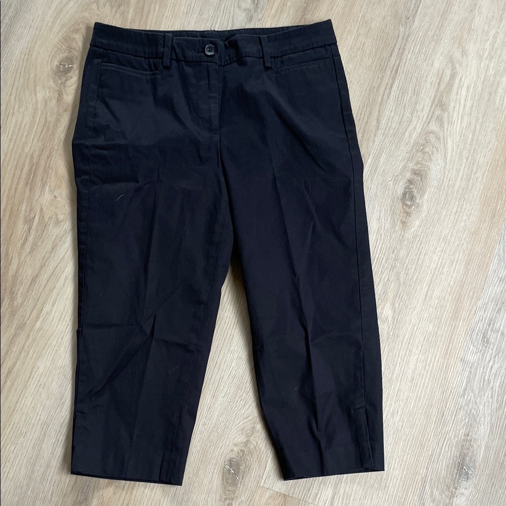 Talbots Black Capris for Women ‘Perfect Skimmer’ Size 4p